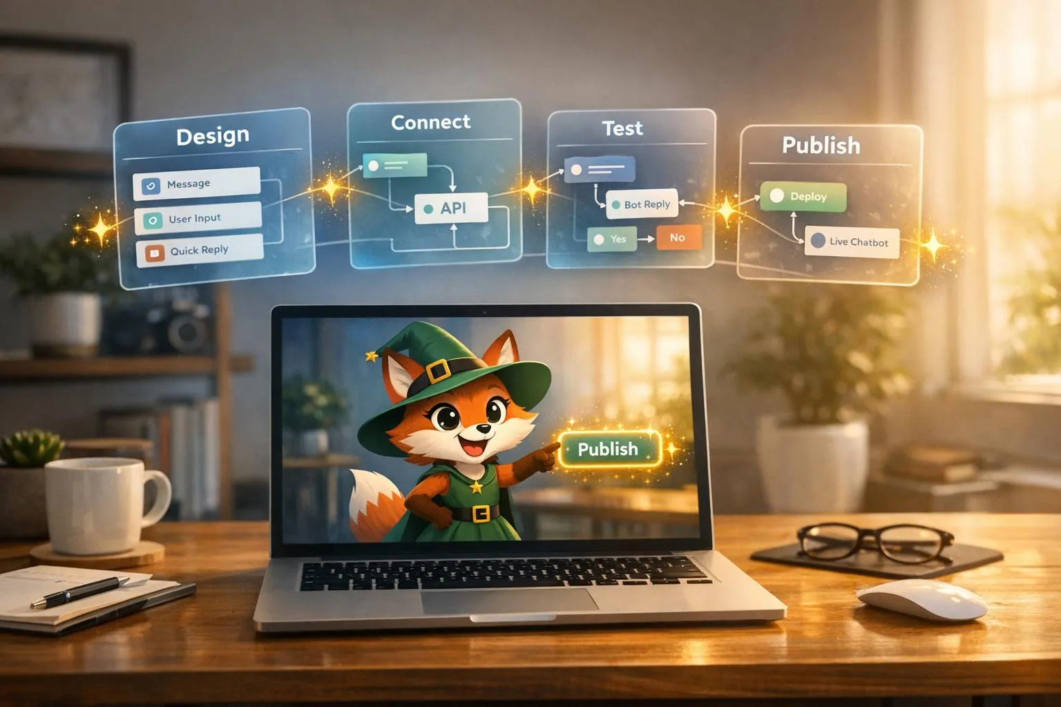 Comment créer des chatbots d'IA sans code