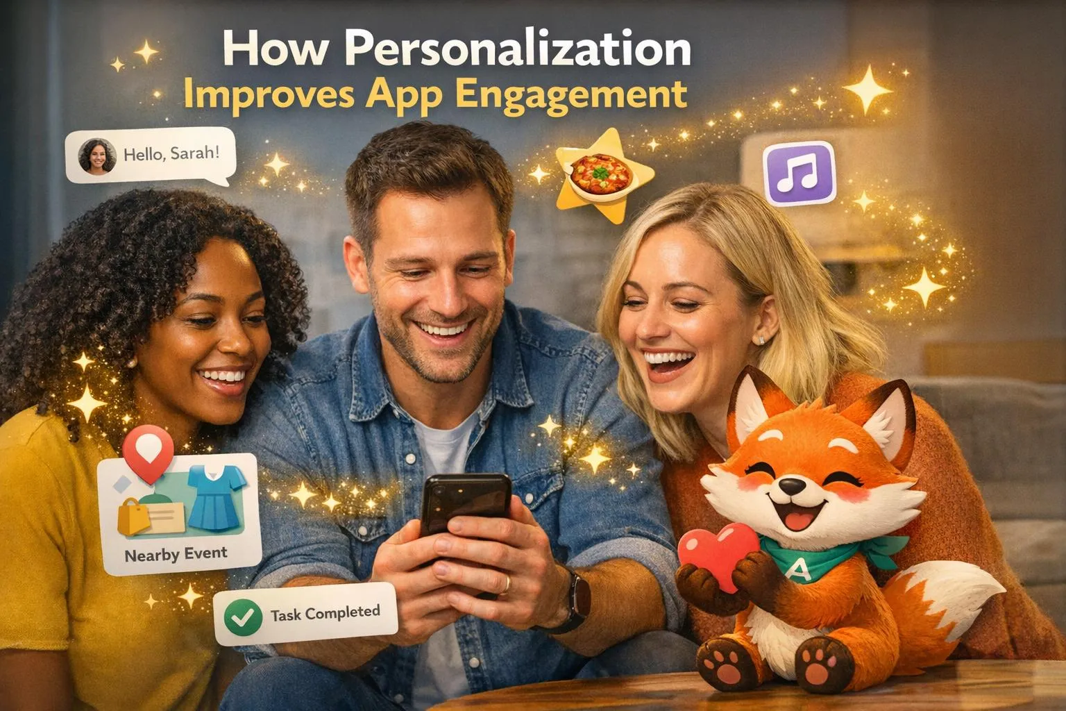 Comment la personnalisation améliore l'engagement des applications