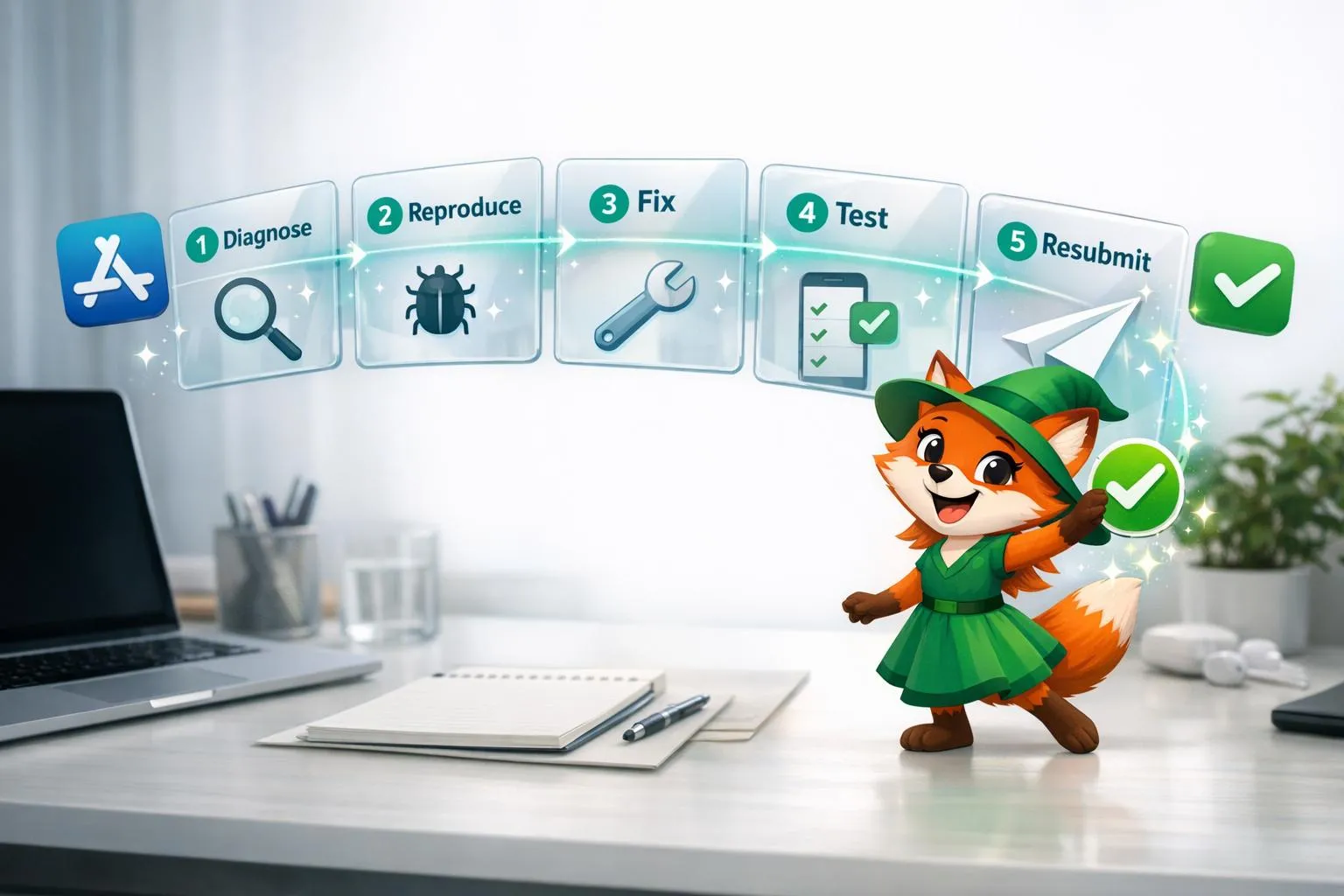 Cómo Reparar Rechazos de App Store Paso a Paso