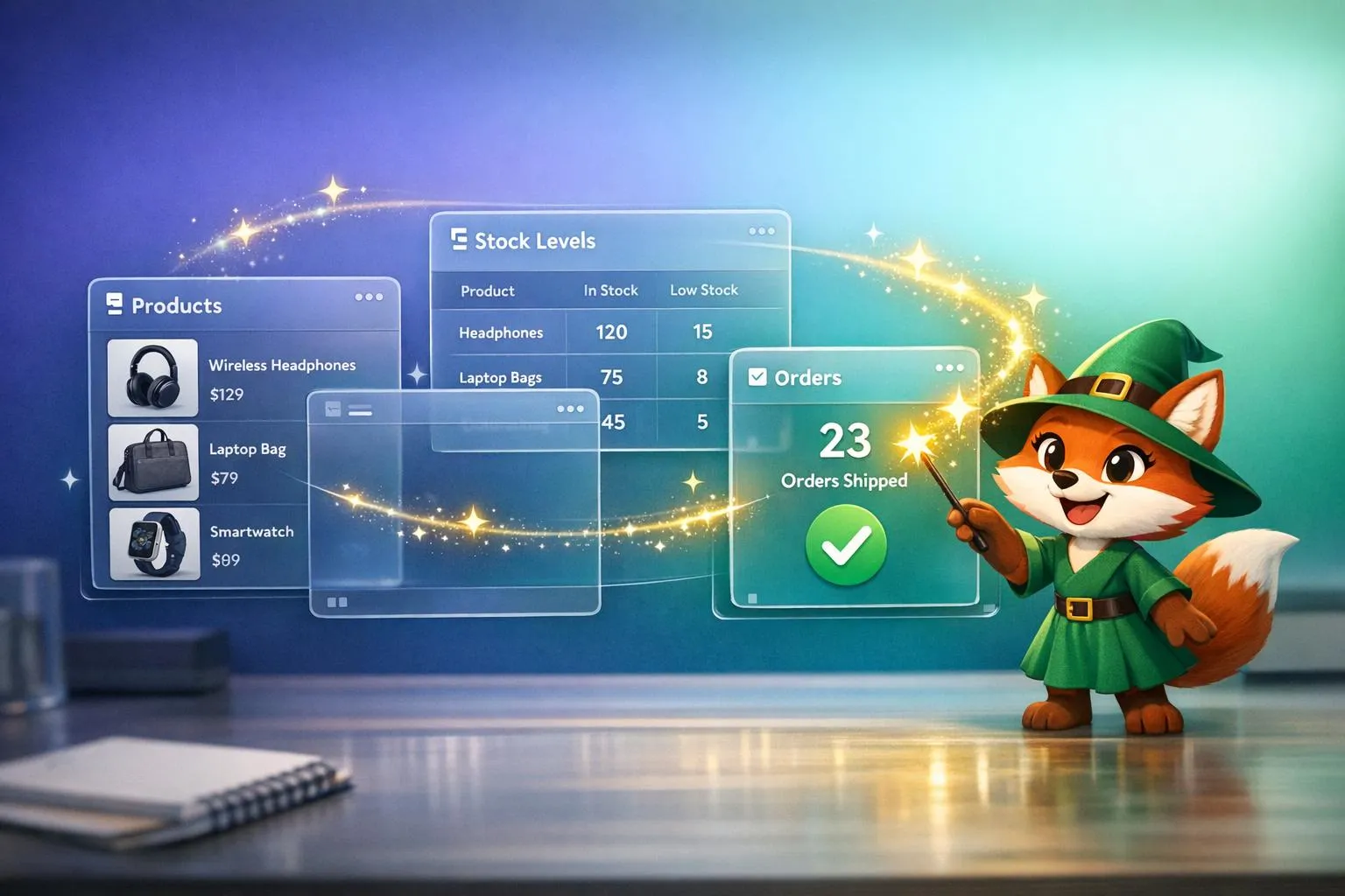 Créer des applications de gestion des stocks sans code