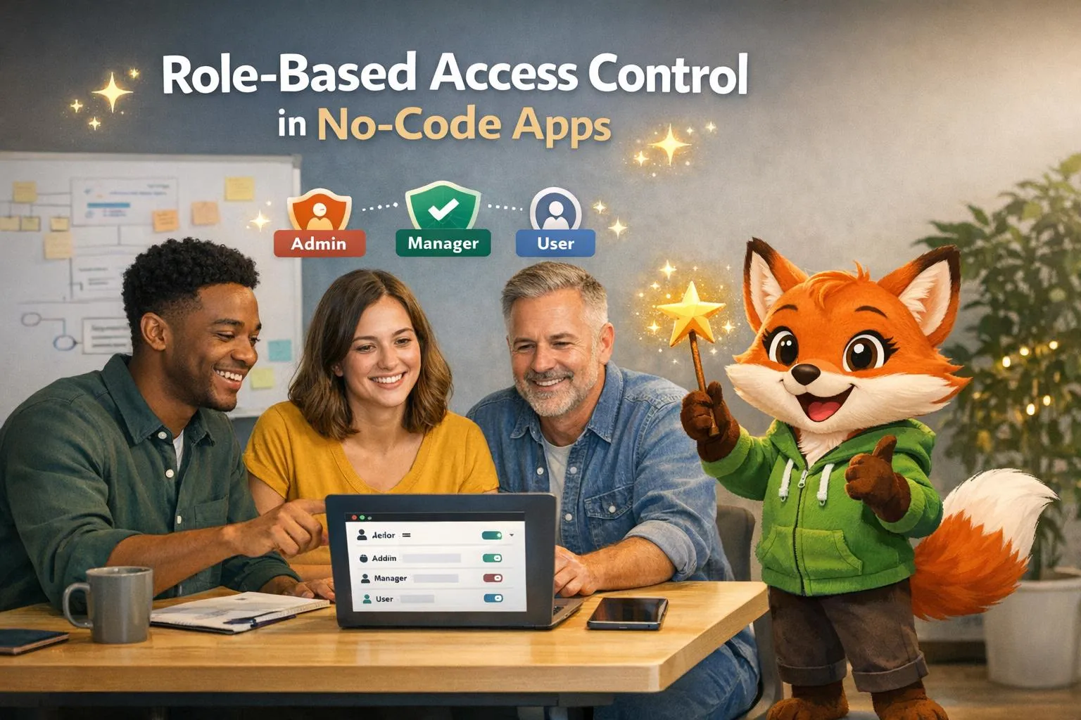 Role-Based Access Control in No-Code Apps