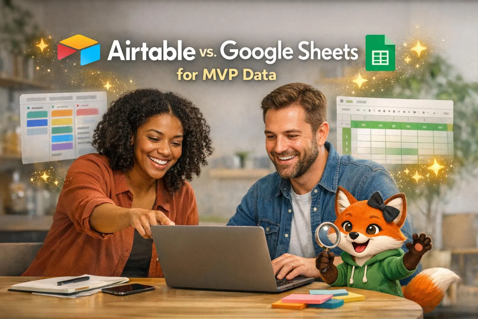Airtable vs. Google Sheets pour les données de MVP