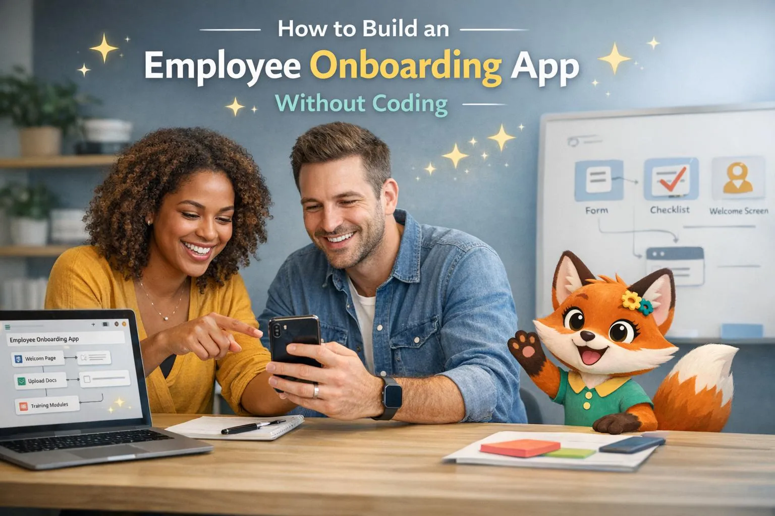 Cómo crear una aplicación de incorporación de empleados sin codificación