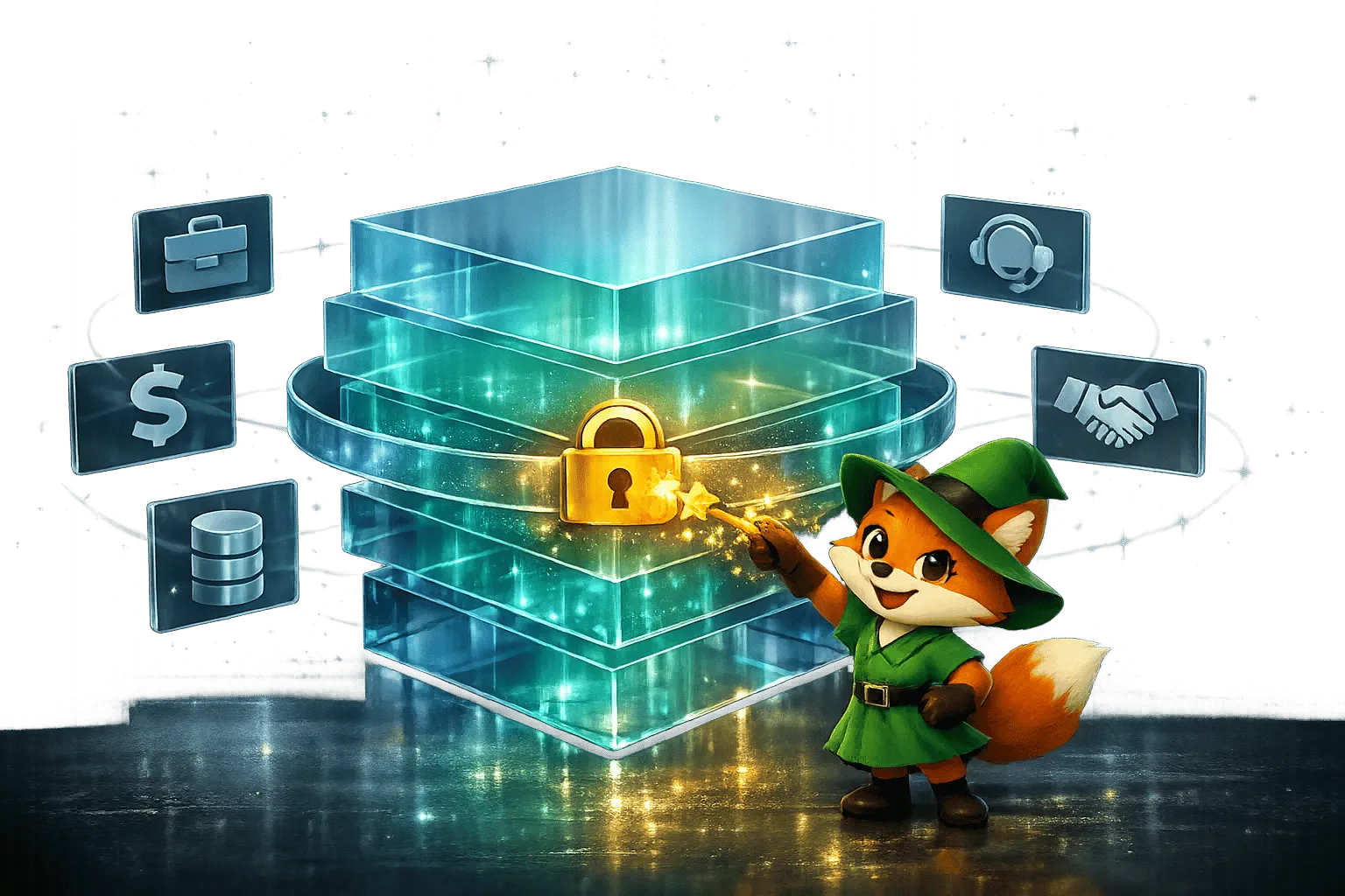 The Ultimate Guide To Unifying Corporate Services, Federating Them with RBAC, And Exposing Them To Custom Apps And AI. Safely.
