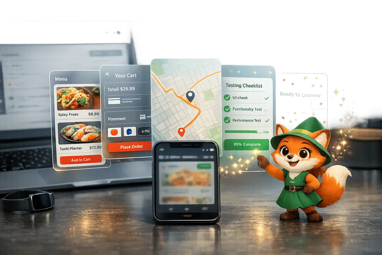 Cómo construir una aplicación de entrega de alimentos sin código en 2026