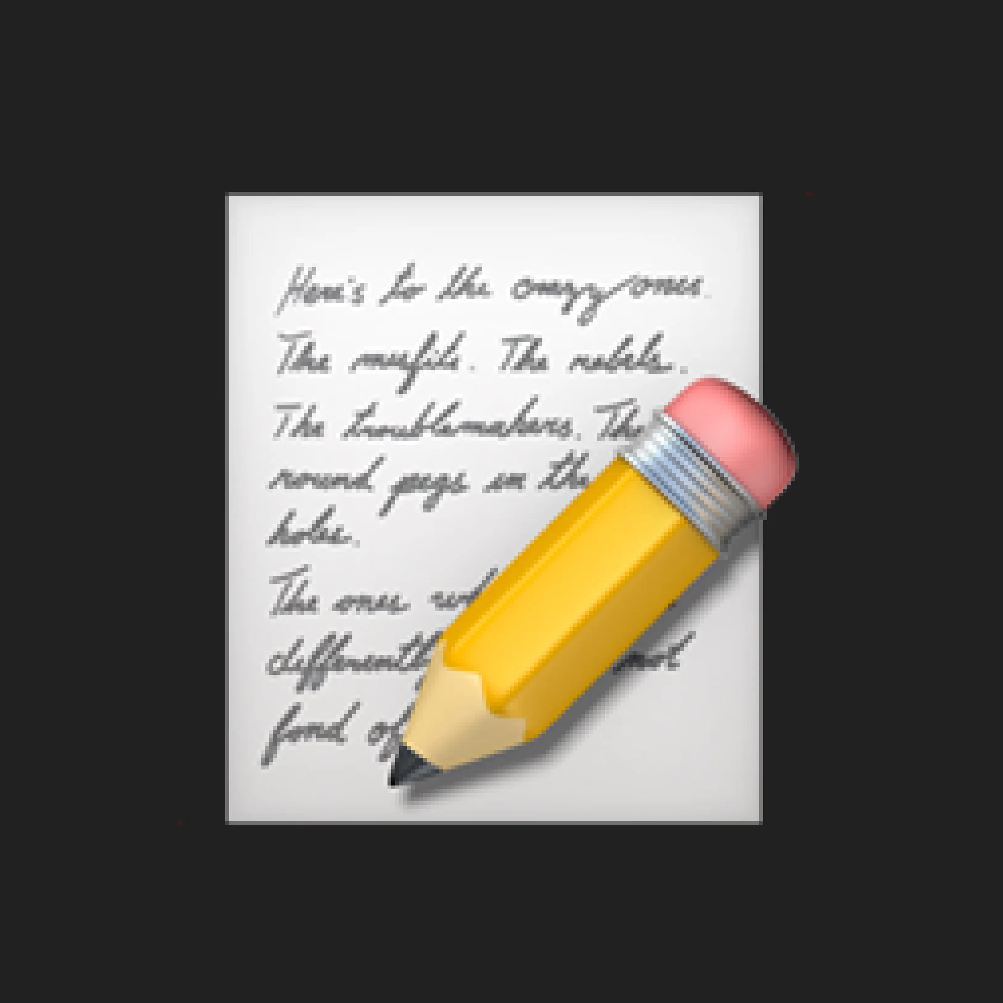 Minimal Blog App icon