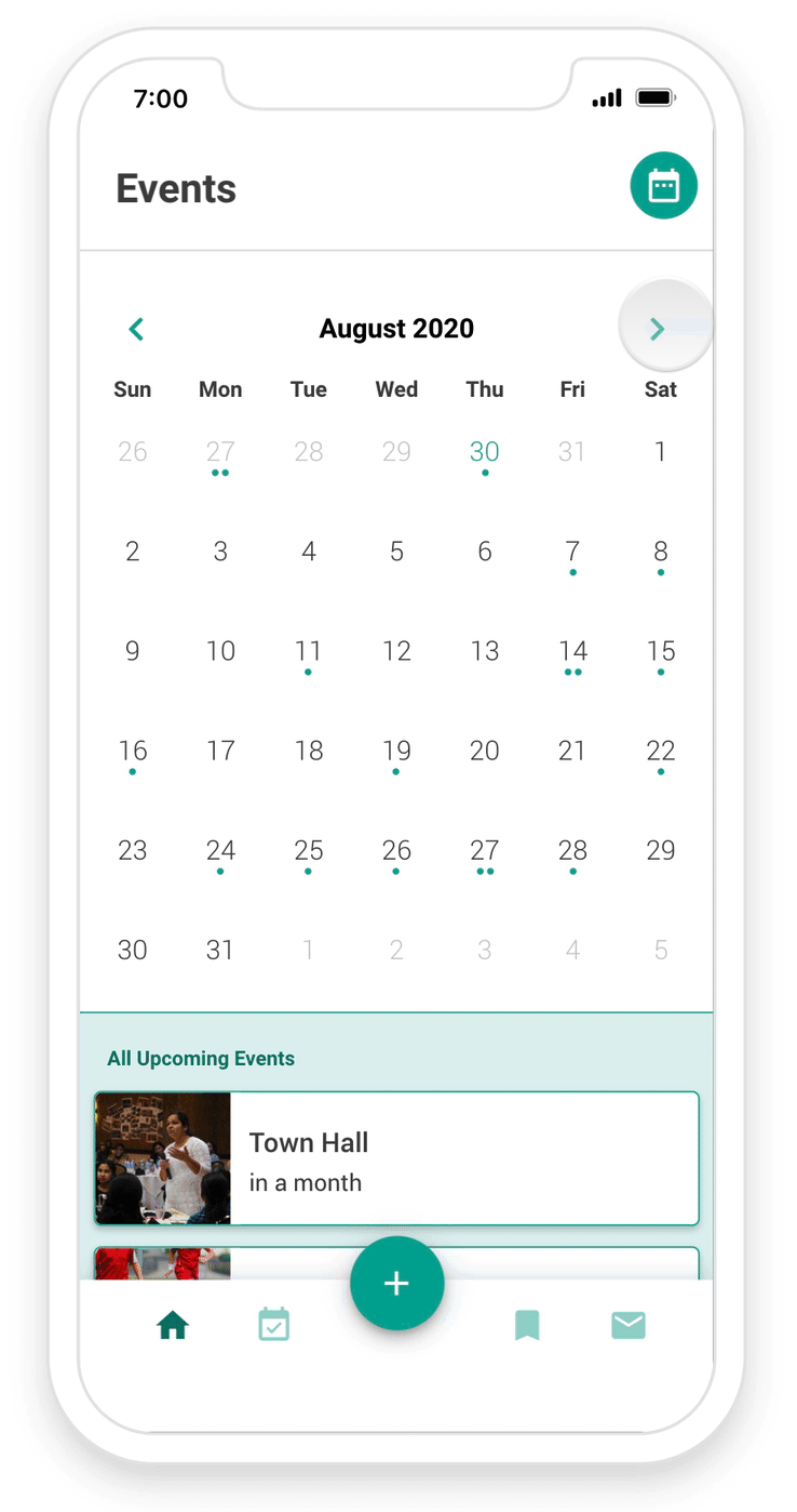 Event Calendar preview