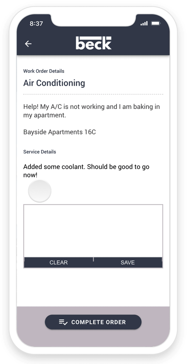 Signature Component preview