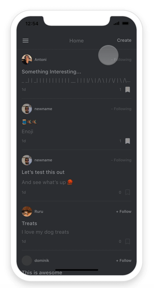 Minimal Blog App preview