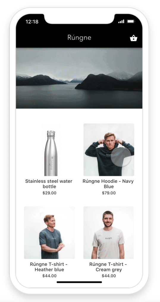 Ecommerce App preview